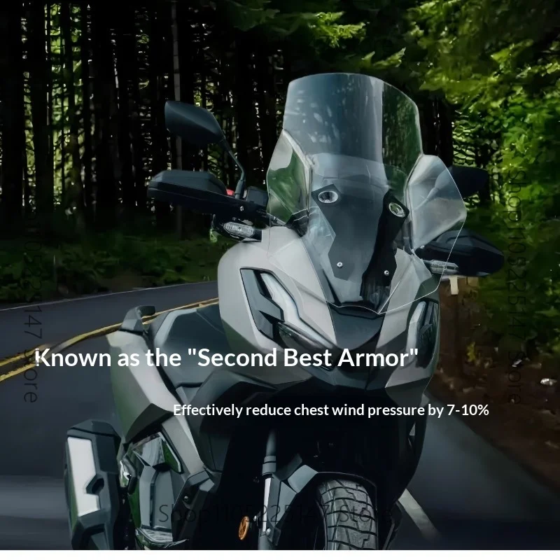 

Suitable for ADV350 enlarged, widened and heightened front windshield chest protector accessories