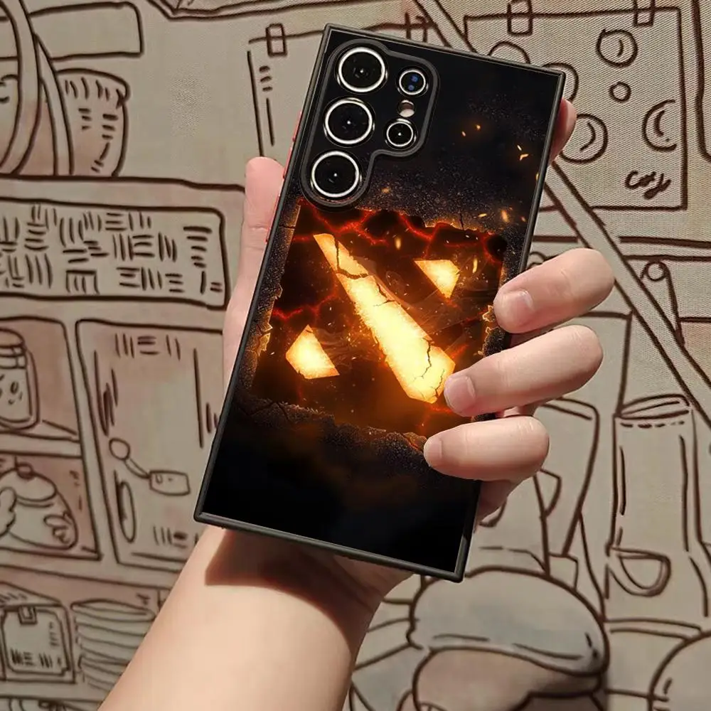 D-Dota 2 حافظة لهاتف سامسونج S25 Ultra S23 S24 Fe S21 S22 Plus S23 Fe S24 Ultra S21 Fe غطاء غير لامع