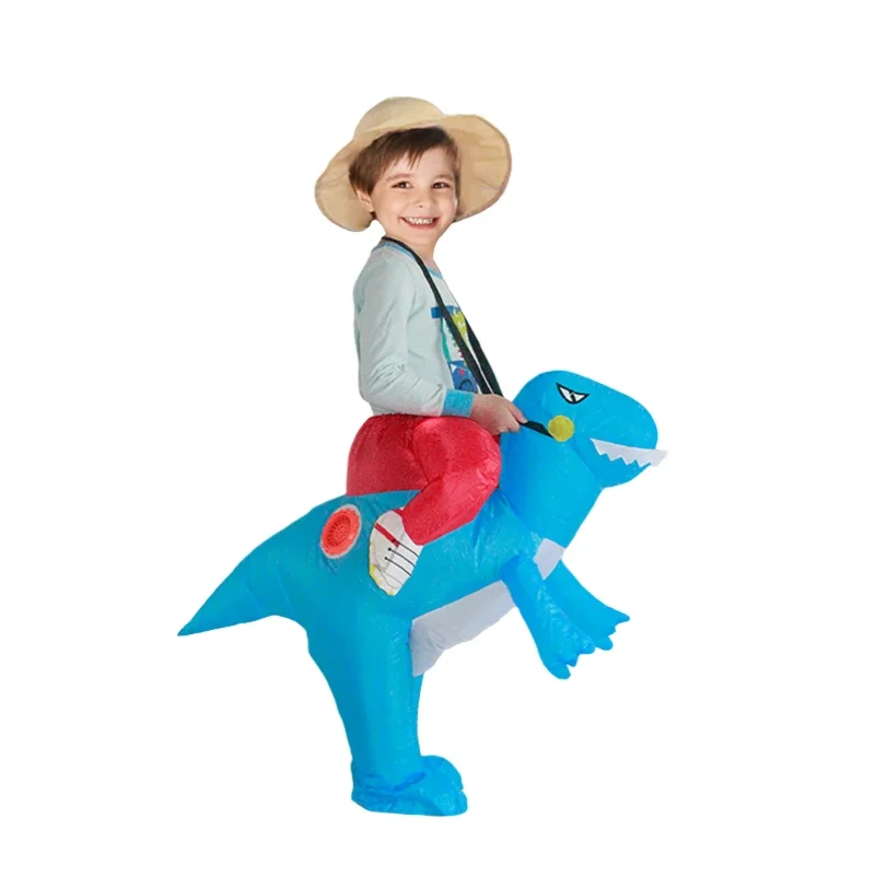 Bambini festa di Halloween Cosplay animale bambini vestito vestito animale dinosauro gonfiabile vestito ragazzi ragazze vestito 80-140cm