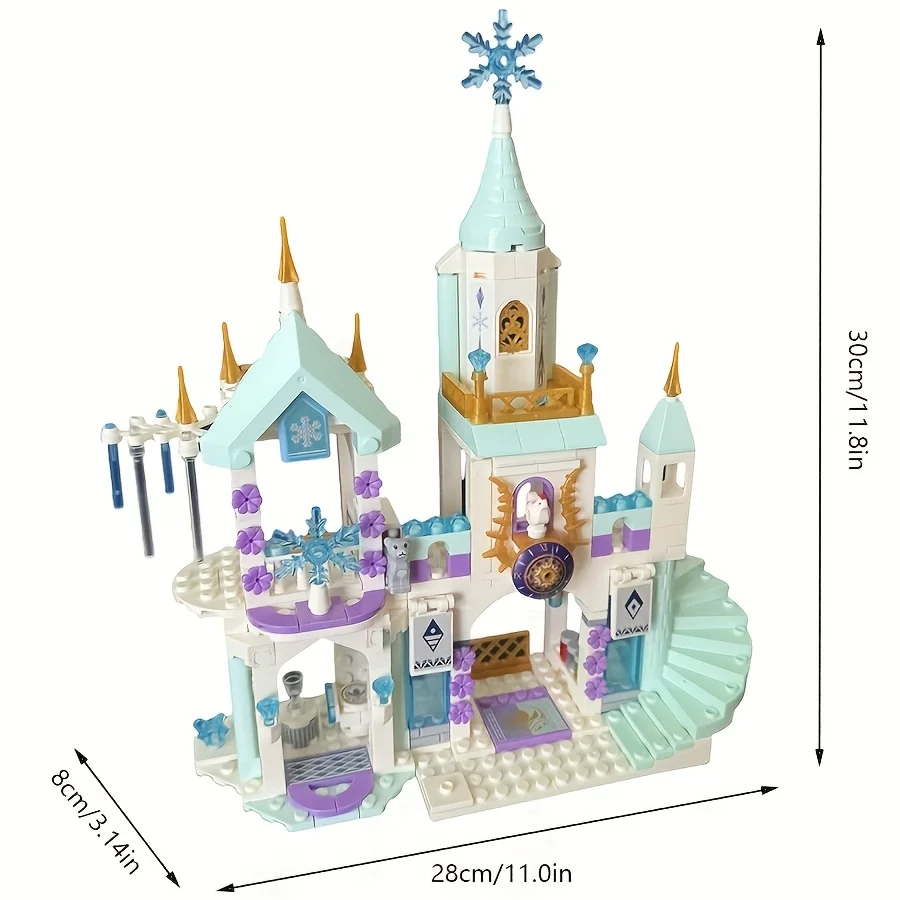 ตัวต่อปราสาทเจ้าหญิง 360 ชิ้น ซีรีส์ Friends บ้านประกายระยิบระยับ ของเล่นเสริมพัฒนาการเด็ก สำหรับเด็กผู้หญิง ของขวัญ