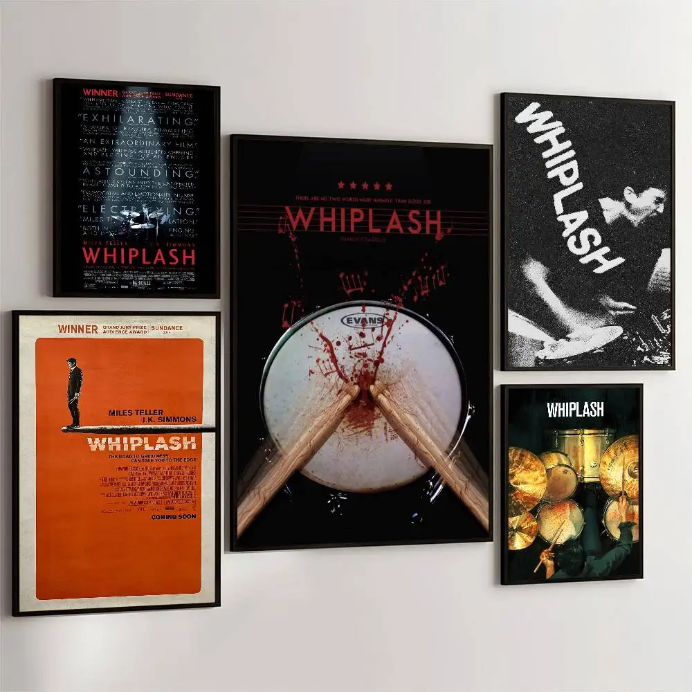 Klassischer Whiplash-Film, klassische Vintage-Poster, Whitepaper-Drucke, Poster, Kunstwerke, Kawaii-Raumdekoration
