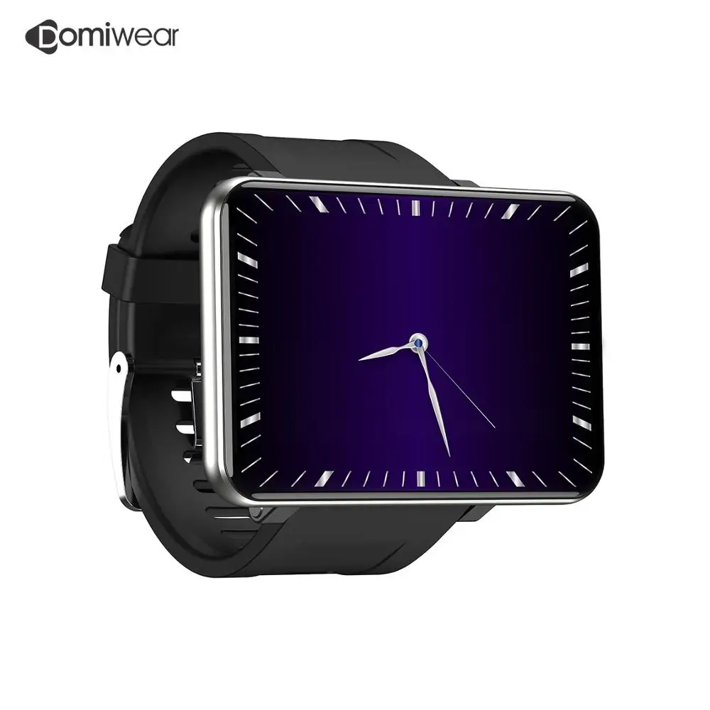 NANO Cámara reloj inteligente 4G teléfono Android reloj con pantalla táctil rastreador de sueño WIFI Android Color GSM tarjeta SIM electrónica Gel de sílice