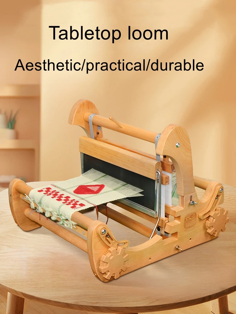 

ZZ302 Weaving Machine Handmade Professional Mini Home Desktop Textile Machine Adult Weaving Machine