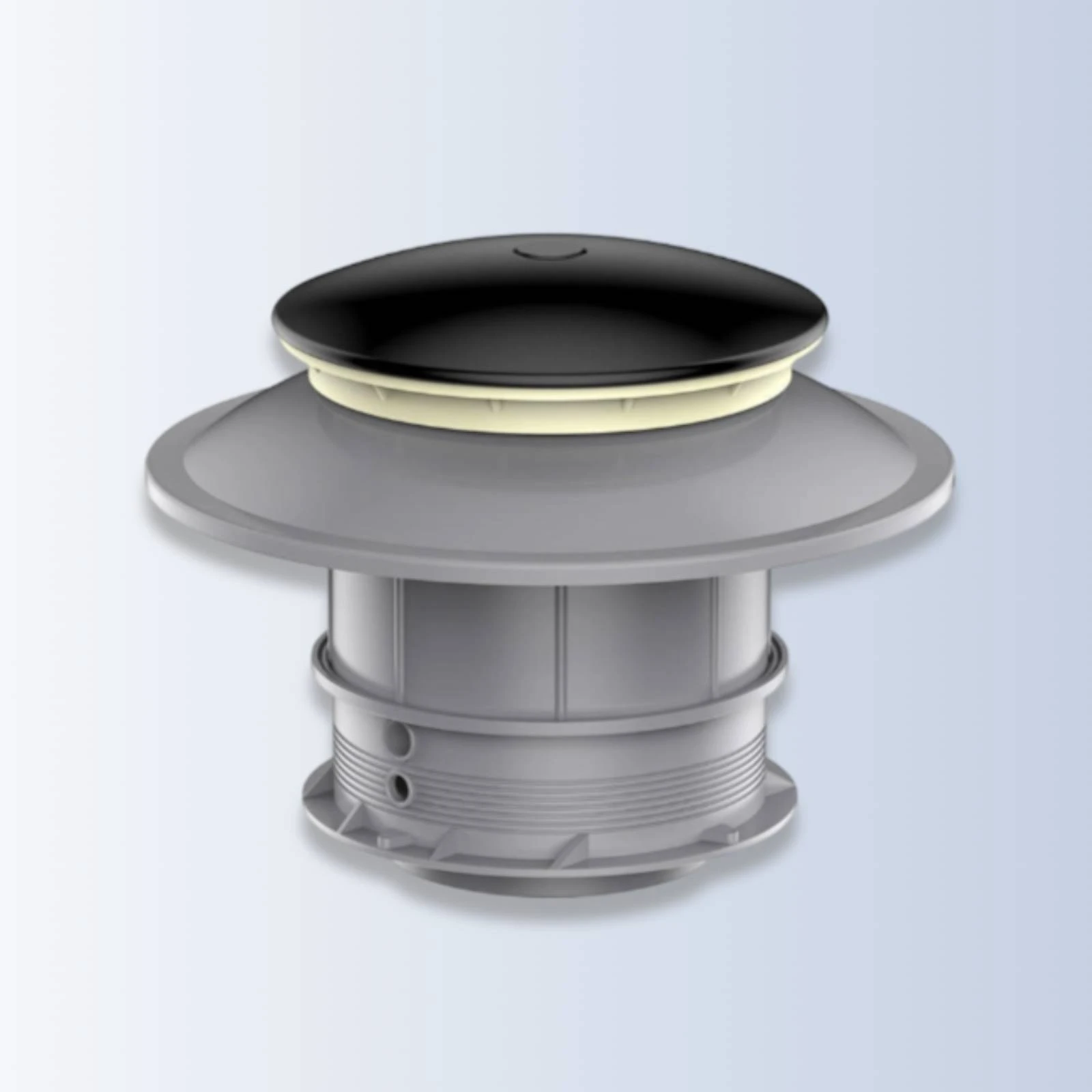 Aquatic Pond Bottom Drain 110 Mm Pond Bottom Drain Low-Profile Wide Flange