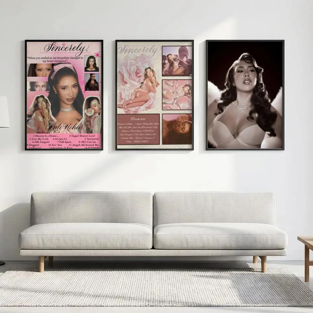 Singer K-Kali U-Uchis Poster HD art, waterproof, sticky wall, home decoration (living room, bedroom, bar), aesthetic