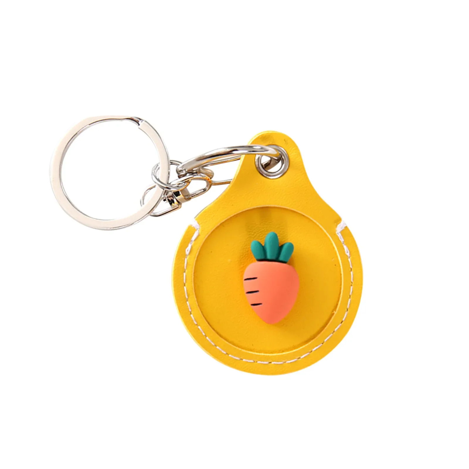 For AirTag Protective Tracker Location Protector Sleeve Case Anti-lost Keychain Holder Key Finder For Kids Boys Girls Women Men