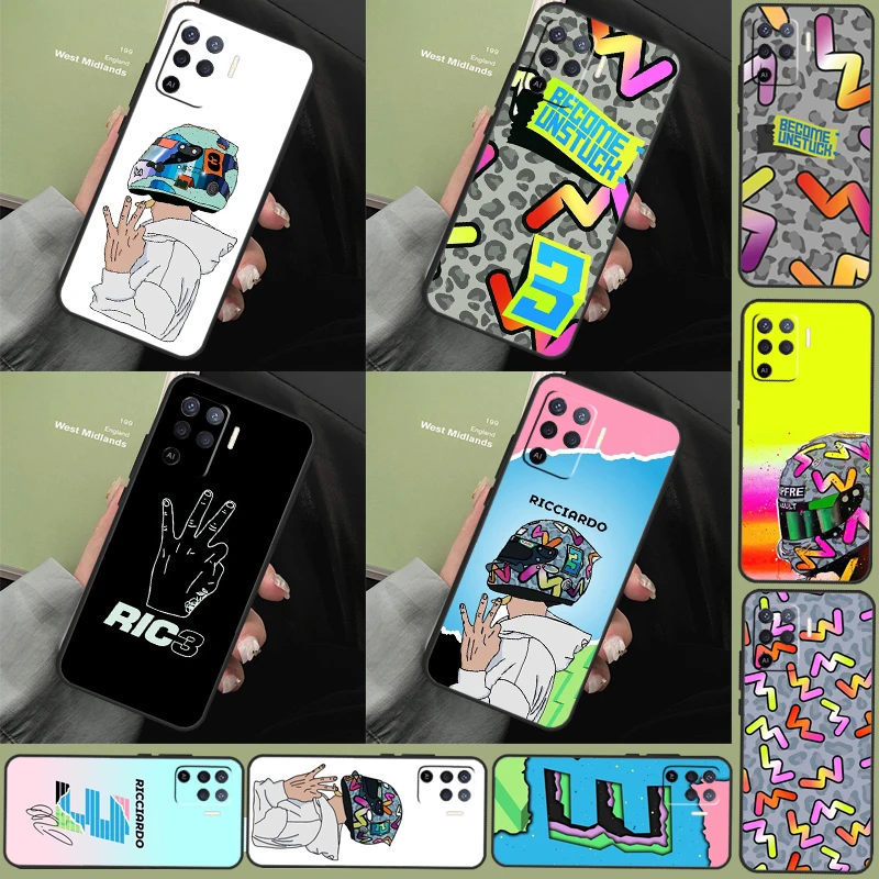 Funda Daniel Ricciardo para Oppo A60 A74 A94 A54 A18 A38 A58 A78 A98 A40 A80 A16 A76 A96 A15 A57S A17 A77
