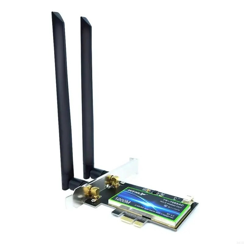 N84B 2.4G 5GHZ Desktop Wireless Card BT 4.2 Bộ điều hợp mạng +Anten cho