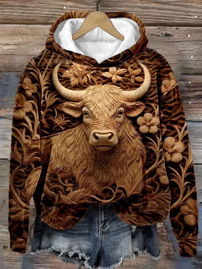 New Autumn Winter Sweatshirts Animal Cow 3d Print Hoodie Men Women Fashion Oversized Hoodies Sweatshirt Ladies Coat Animal