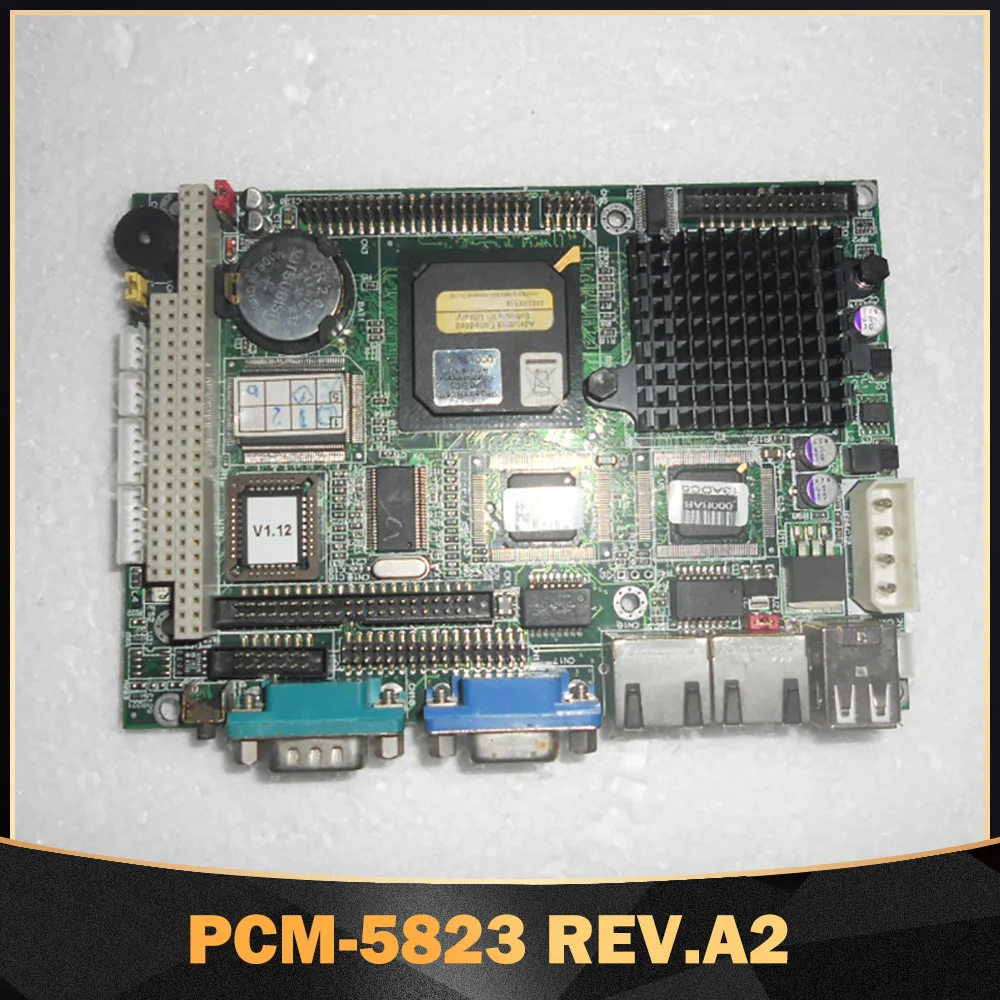 For Advantech 3.5 Inch Industrial Medical Device Motherboard Dual Network Ports PCM-5823 REV.A2