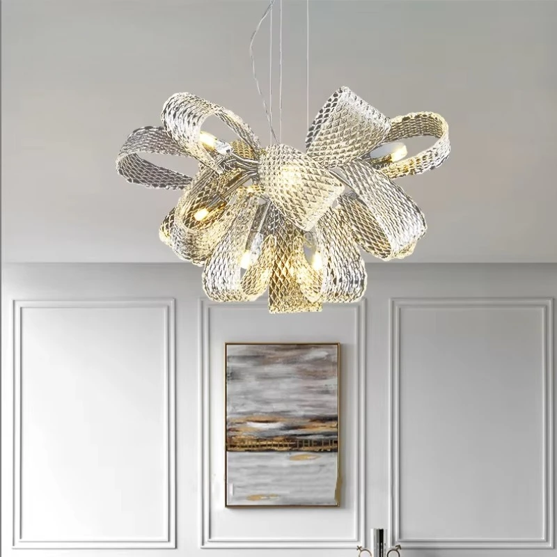 

Nordic Modern Light Luxury Living Room Designer Creative Bedroom Bouquet Art Atmosphere Net Red Restaurant Chandelier