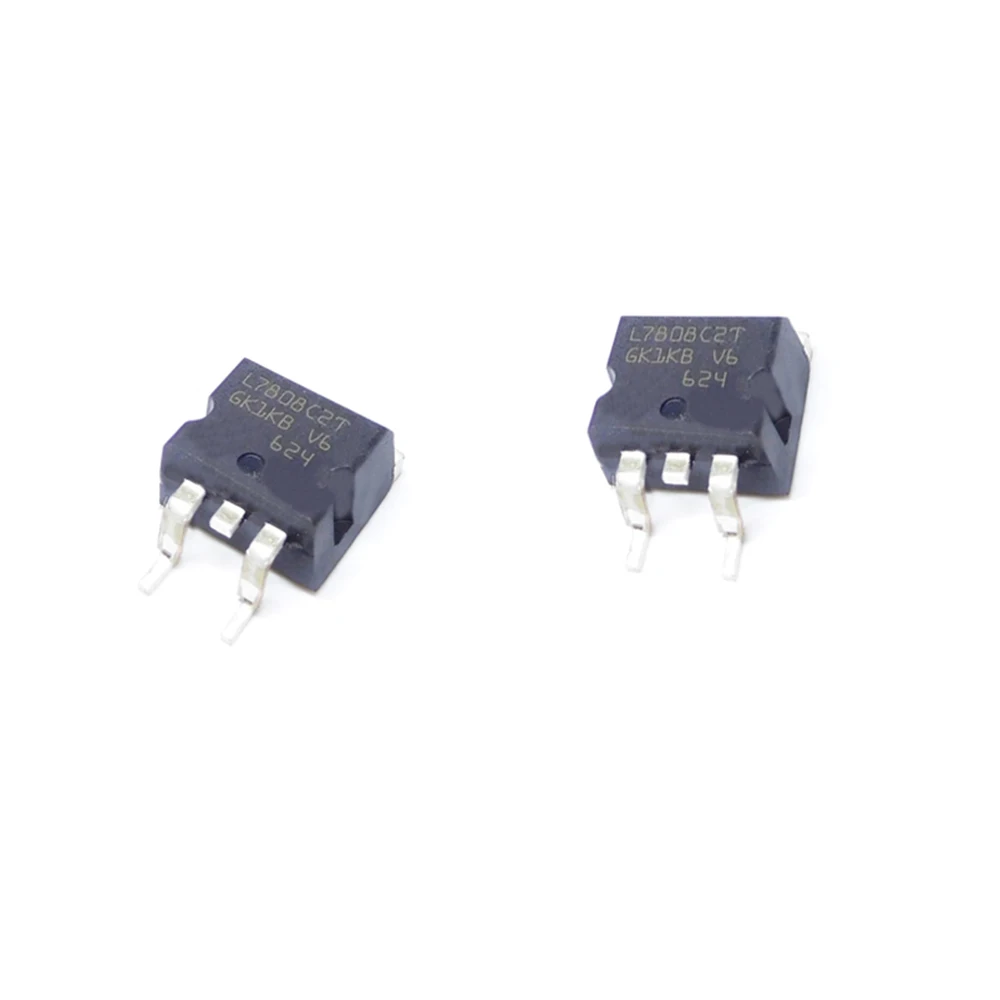 10PCS L7808CD2T L7808 L7808C2T TO-263 New and Original IC Chipset MOSFET MOSFT TO263 Three-terminal Voltage Regulator
