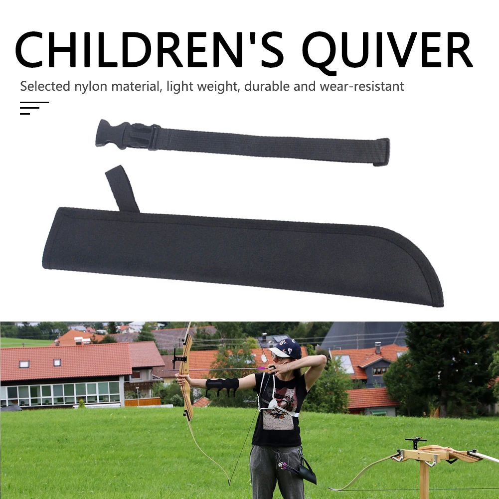 حامل جعبة السهم للأطفال ، خصر قابل للتعديل ، تعليق ، رماية ، صيد ، هدف ، تمرين