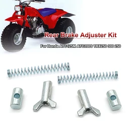 Voor Honda Atc 125M Atc 200S Trx250 300 250 Achter Remverstellingsset 1x Veer 1x Remstang 1x Moer