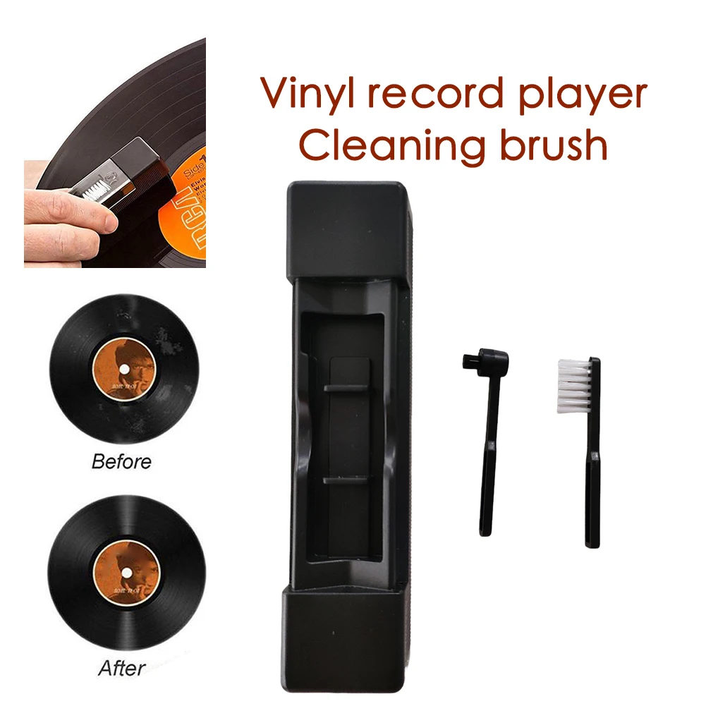 Combination Vinyl Records Cleaner Kit Anti Static Cleaning Brush Dust-Remover for LP Phonograph Record Turntables Cleaning Kits