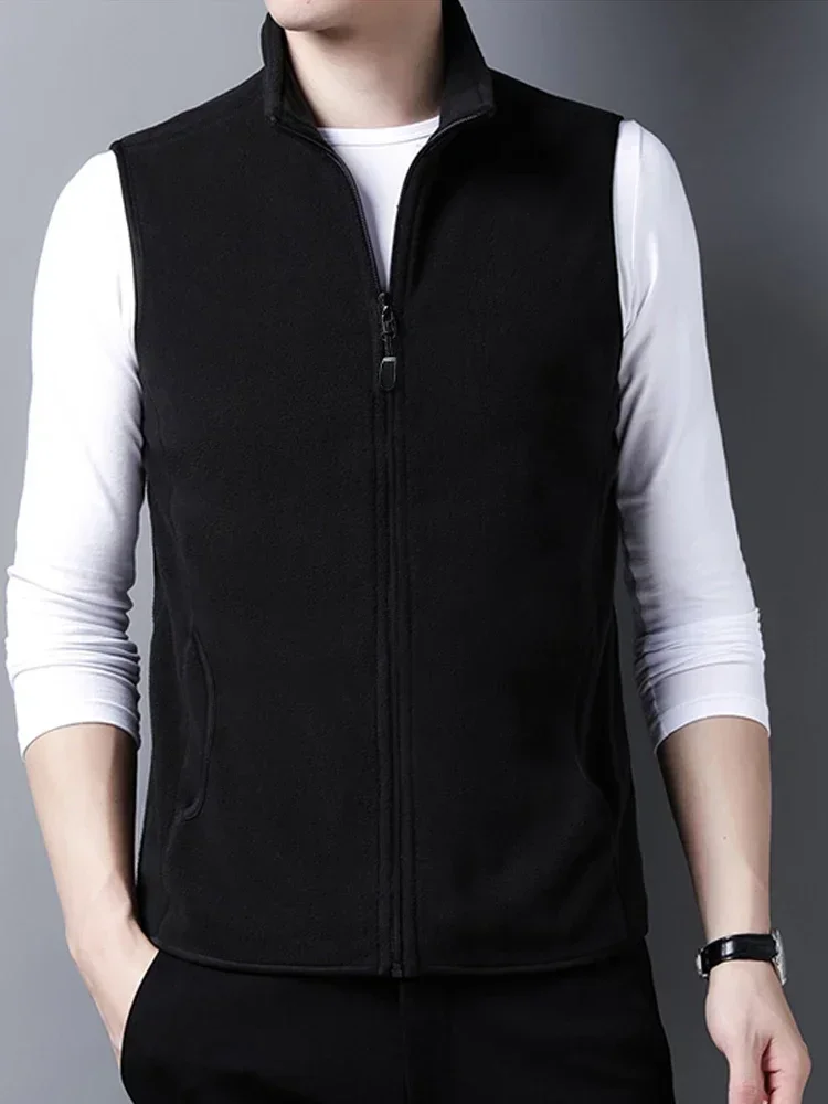 

Male Velvet Wool Vest Mens Vest Men Thicken Waistcoat Plus Size 8XL Cashmere Mens Jacket Sleeveless Vest Soft Vests Casual Coats