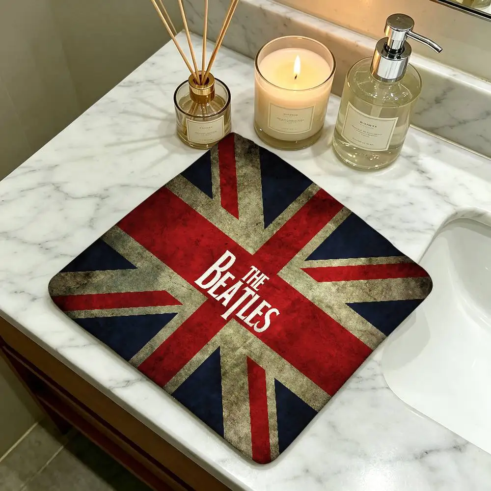 Rock Band T-he-b-beatles Polyester Cotton Hand Wiping Towel, Anti-shrink Hanging Kitchen Cloth for Household Cleaning
