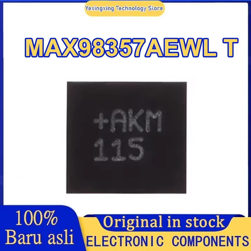 

10PCS 100% New MAX98357AEWL+T MAX98357AEWL MAX98357A MAX98357 AKM BGA Chipset