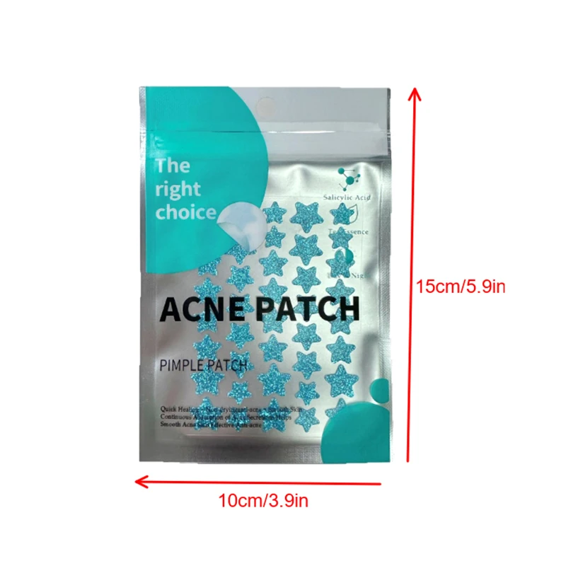 Patch per l'acne portatile da 40 pezzi per coprire le segni dell'acne e riparare le cicatrici da acne