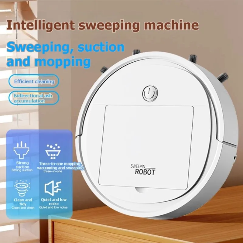 Efficient-Compact Automatic Robotic Vacuum Cleaner For Home