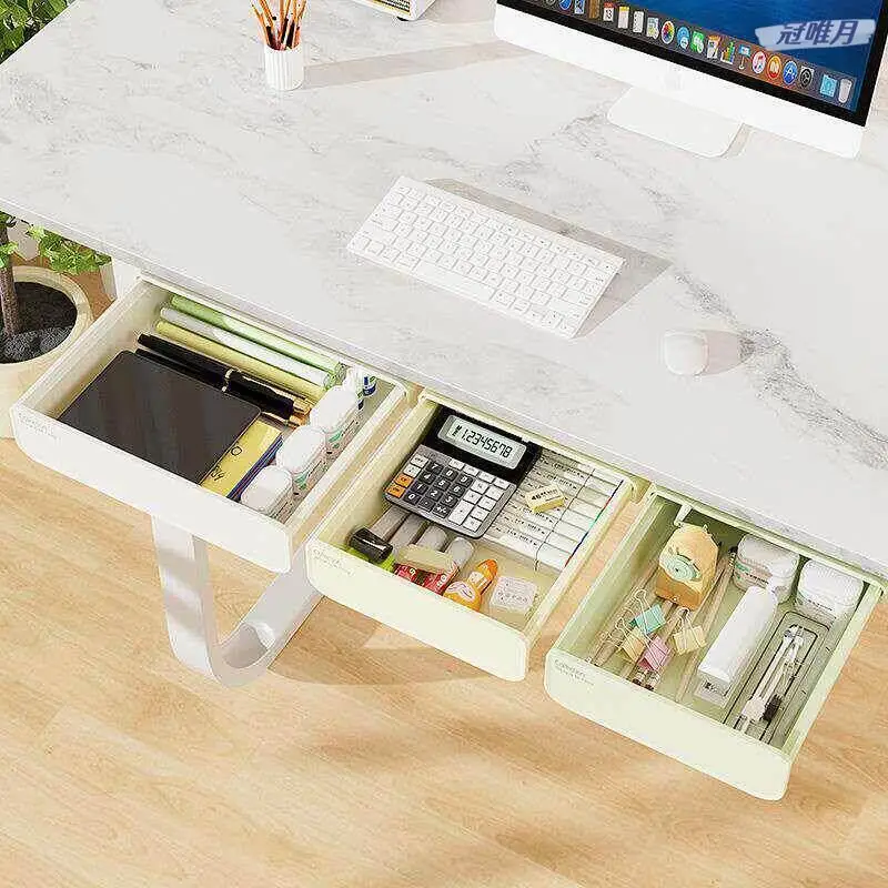 large-capacity-desktop-drawer-style-storage-box-invisible-office-desk-underneath-organizer-tool-nordic-style-pe-coated-interior