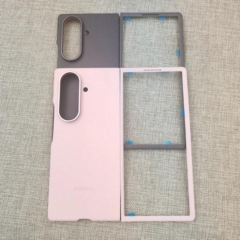 Чехол для Samsung Z Fold 6 7 5G, оригинальный чехол из искусственной кожи, полный защитный противоударный чехол для телефона Galaxy Z Fold6 ZFold7 и коробка