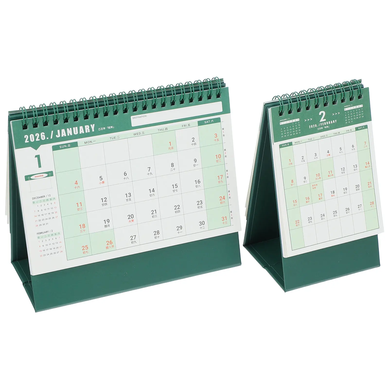 

Настольный календарь на 2026 год, 2 шт., откидной, ежедневный, для офиса и дома, планировщик, инструмент для управления делами