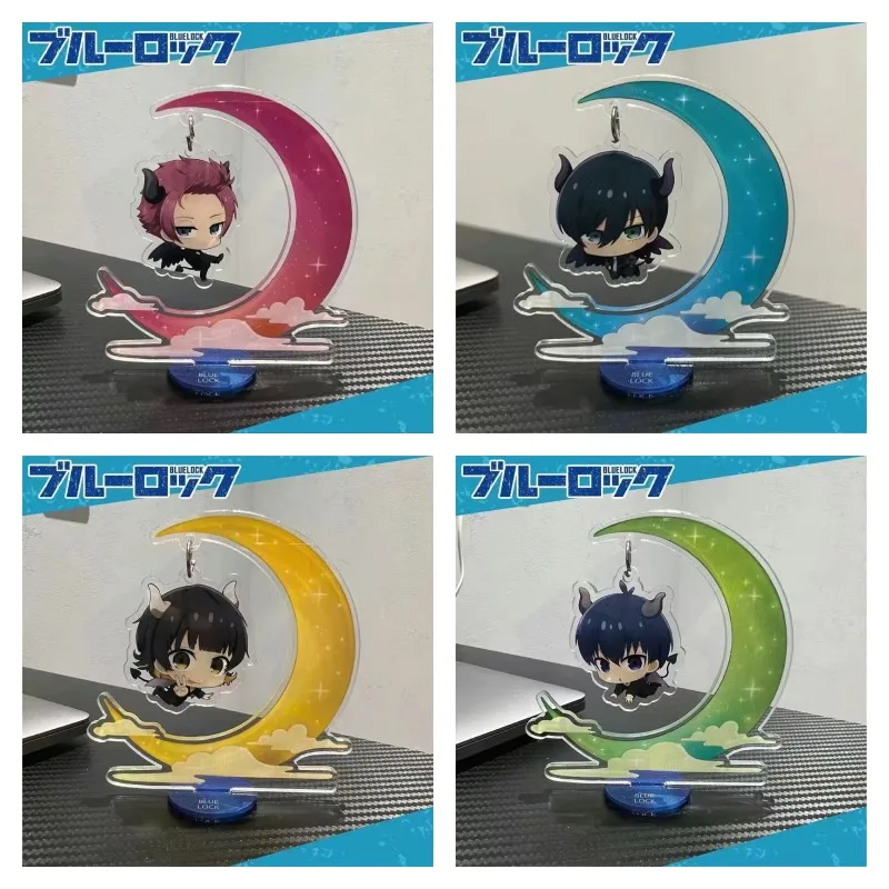 Anime BLUE LOCK Figures Itoshi Sae Rin Itoshi Bachira Meguru Double-Sided Acrylic Stand Model Plate Desk Decor Christmas Gifts