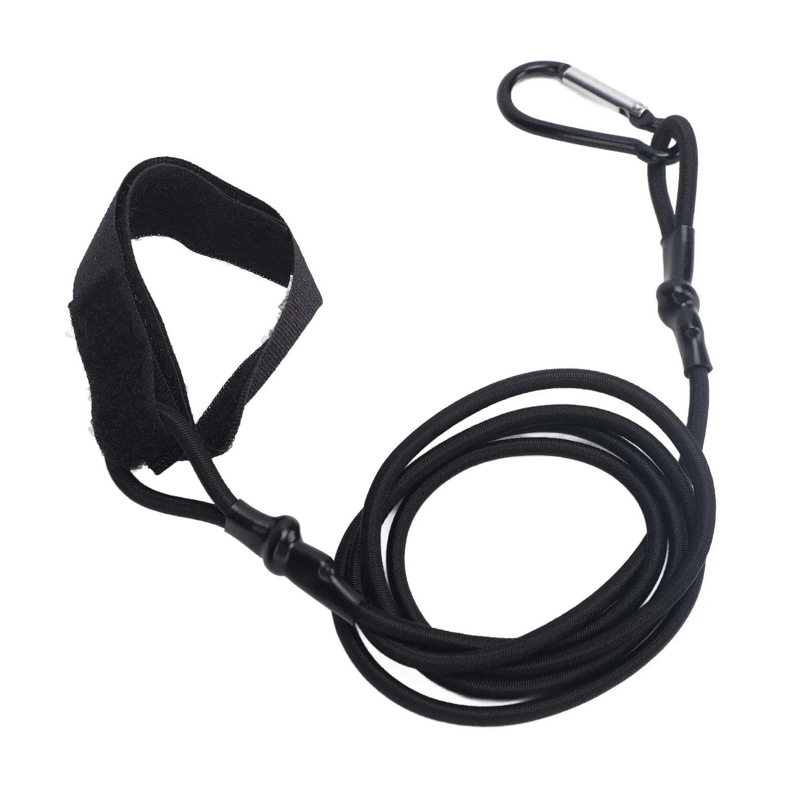 مقود مجداف خفيف الوزن ومحمول ومطاط من النايلون المعدني ومضاد للخسارة وحبل أمان لقضيب الصيد وشبكة الصيد