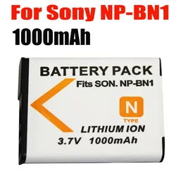 1Pcs NP-BN1 NP BN1 Camera Battery For Sony DSC-TX20 DSC-TX30 DSC-TX55 DSC-TX66 DSC-TX100V DSC-TX200V DSC-W310 DSC-TX10 1000mAh