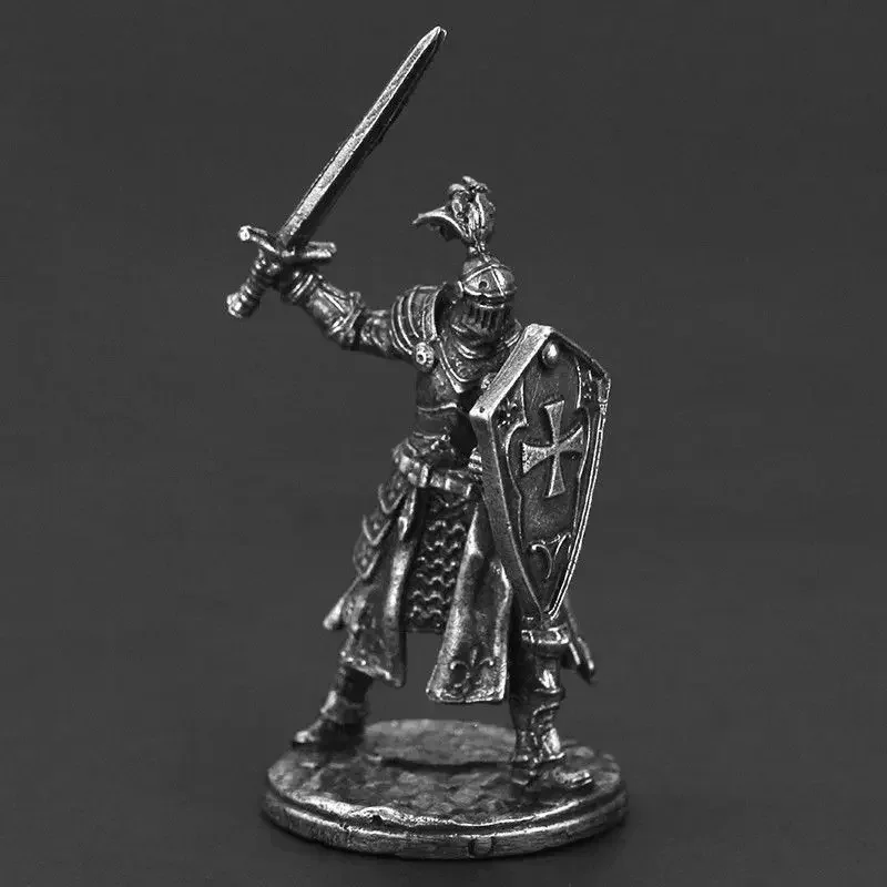 أسطورة الملك آرثر درع الساموراي تمثال الشكل خمر الجنود المعدني نموذج تمثال سطح المكتب لعبة زخرفة الديكور