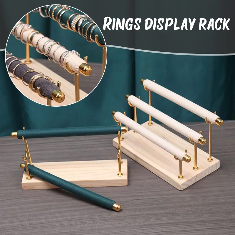 

Multi-Layer Rings Display Holder Detachable 1/2/3 Tier Rack Jewelry Storage Organizer Tower Shelf Metal for Crafts Jewelry