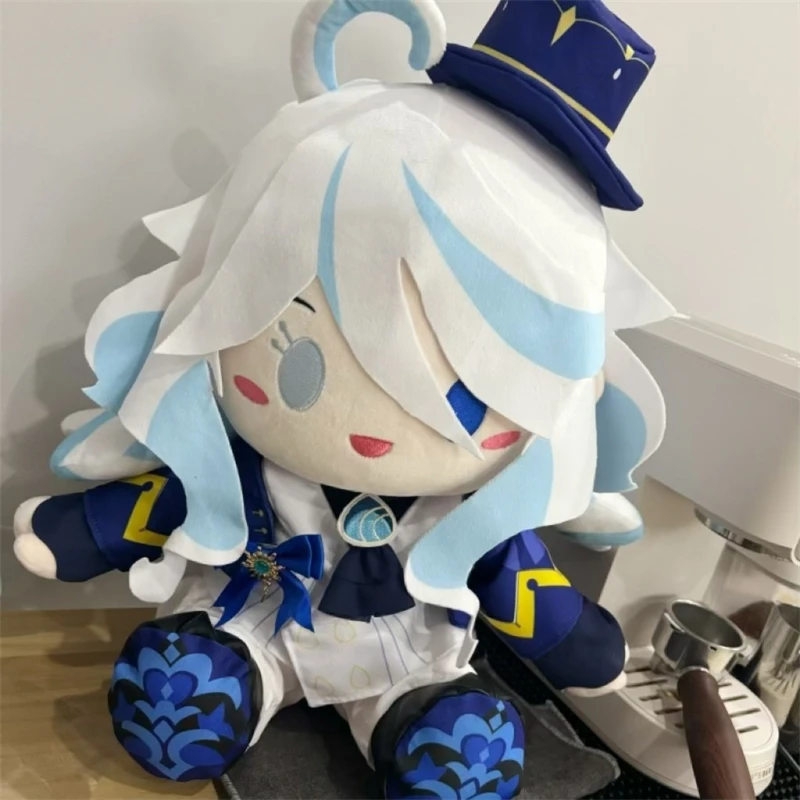 

40CM Genshin Impact Furina Anime Cute Plush Doll Toys Stuffed Replacement Clothes Cosplay Kawaii Ears Festival For Friends Gift
