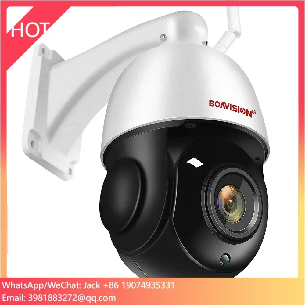 กล้องวงจรปิด IP 8MP 4K สำหรับภายนอกอาคาร 5MP 4G/Wifi  พร้อมระบบติดตามอัตโนมัติ ซูม 30 เท่า ไร้สาย PTZ Speed Dome  ระยะอินฟราเรด 80 เมตร รองรับแอป Camhi