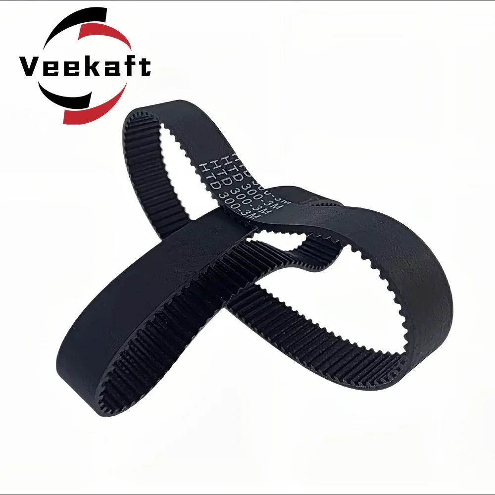 HTD 3M rubber ring closure timing belt width 10/15mm knotted line circumference 3M-318 321 324 327 330 333 336 339 342 345 348mm