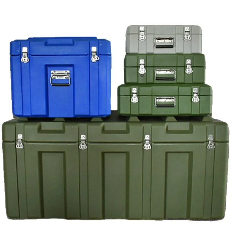 Rotomolded box, combat readiness material box, equipment transportation box, precision instrument