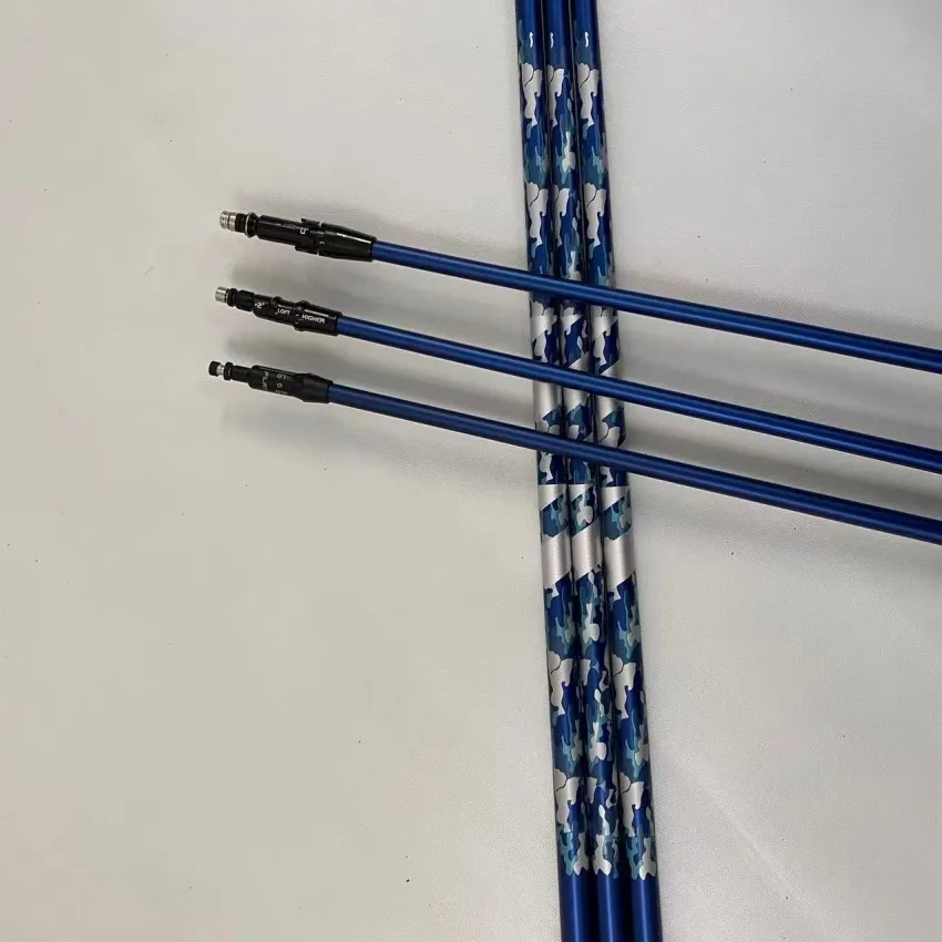 25 New Golf Club Shaft Camouflage Blue R/SR/S/X Graphite Shaft Driver Shaft and Wood Shaft Free Assembly Sleeve and Grip