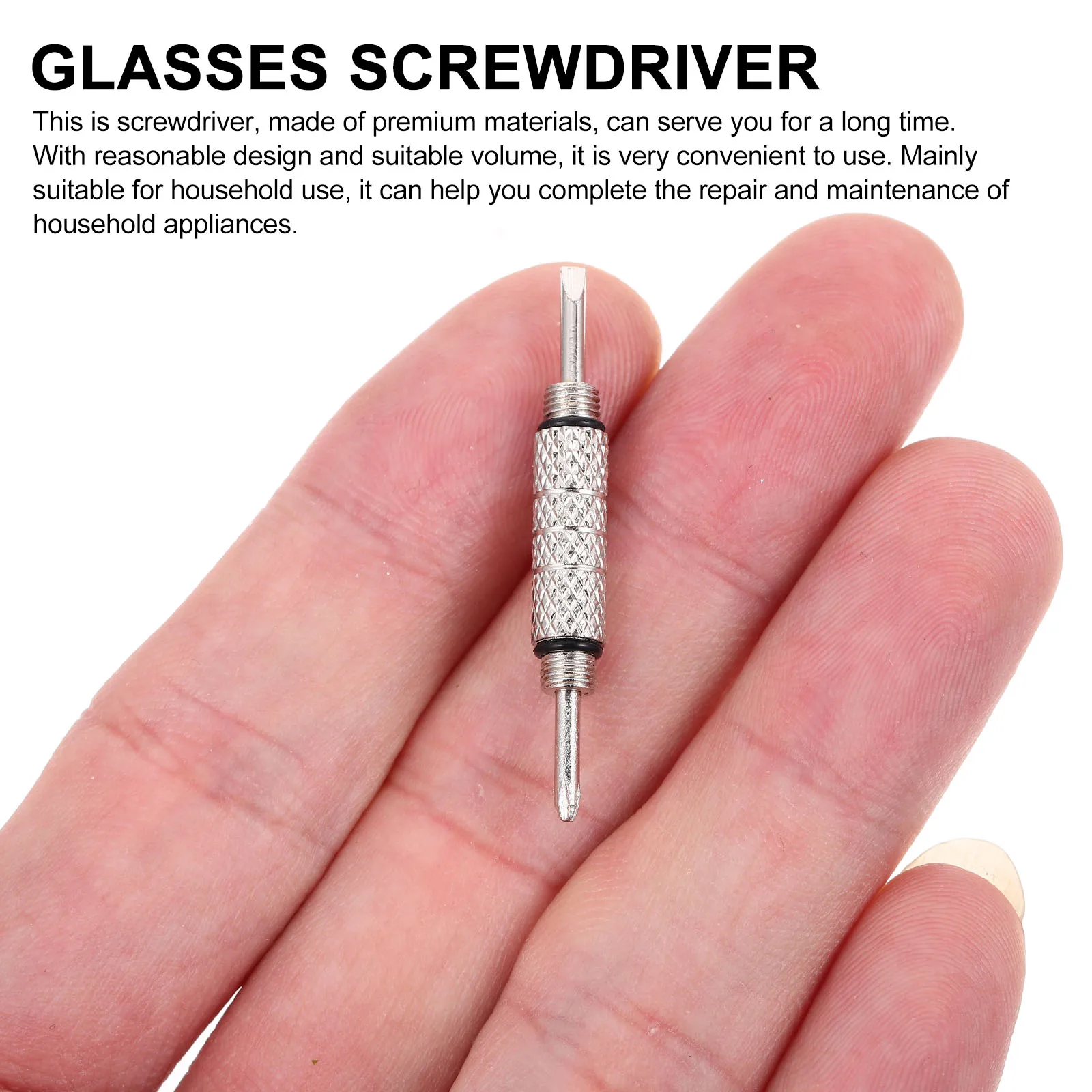 

5pcs Glasses Screwdriver Sturdy Tool for Eyeglasses Sunglasses Watch Electronics Phone Repair Mini Parts Storage Box Present
