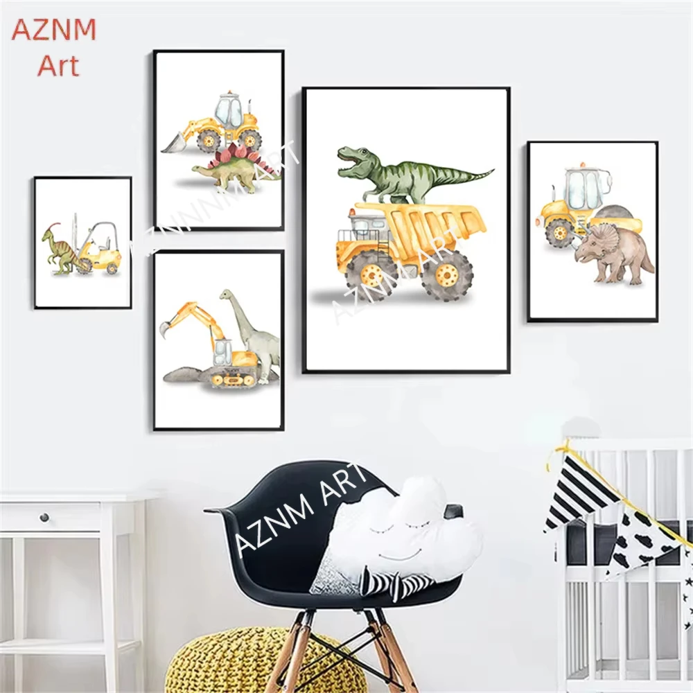 

1pc Cartoon Dinosaur Wall Pictures Boy Room Decor