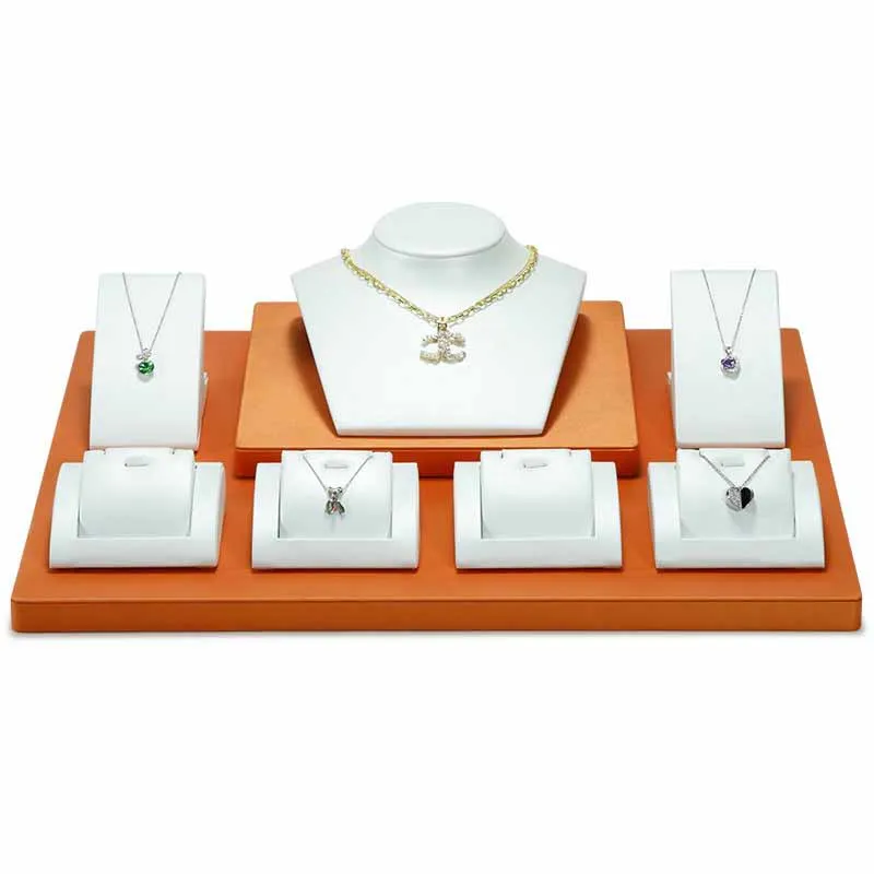 Jewelry Display Props Ring Earrings Necklace Bracelet Watches Organizer Set Window Counter Jewelry Showcase Stand for Jeweler