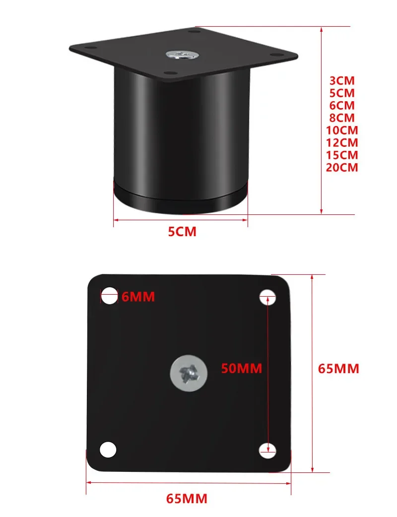 4 sztuk/zestaw nóżki do szafki ze stali nierdzewnej metalowe nóżki do mebli nóżki do sofy nóżki do szafki TV nóżki do łóżka nóżki do stolika kawowego
