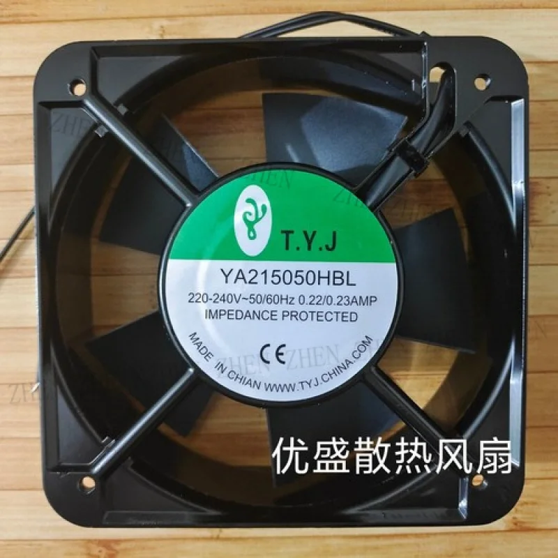 

Y 1 Pc. FOR T.Y.J Fan YA215050HBL AC220V 15050 15cm 2 wire Aluminum frame fan