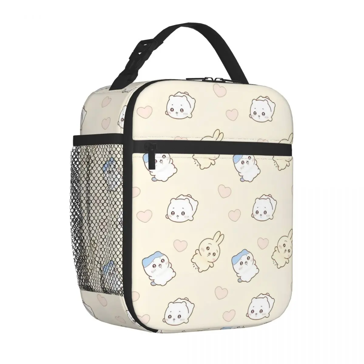 

Kawaii Chiikawa Insulated Lunch Bag High Capacity Cartoon Reusable Cooler Bag Tote Lunch Box Beach Outdoor Food Bag