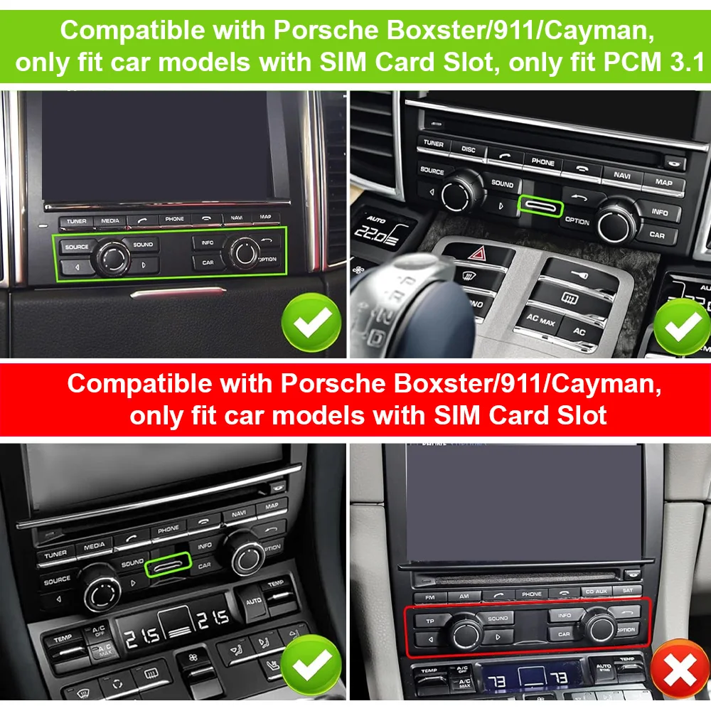 

Center Console Audio Volume Knob Cover for Porsche Cayenne 958 2011-2017 Panamera 970 2010-2016 97064292901 97064293001