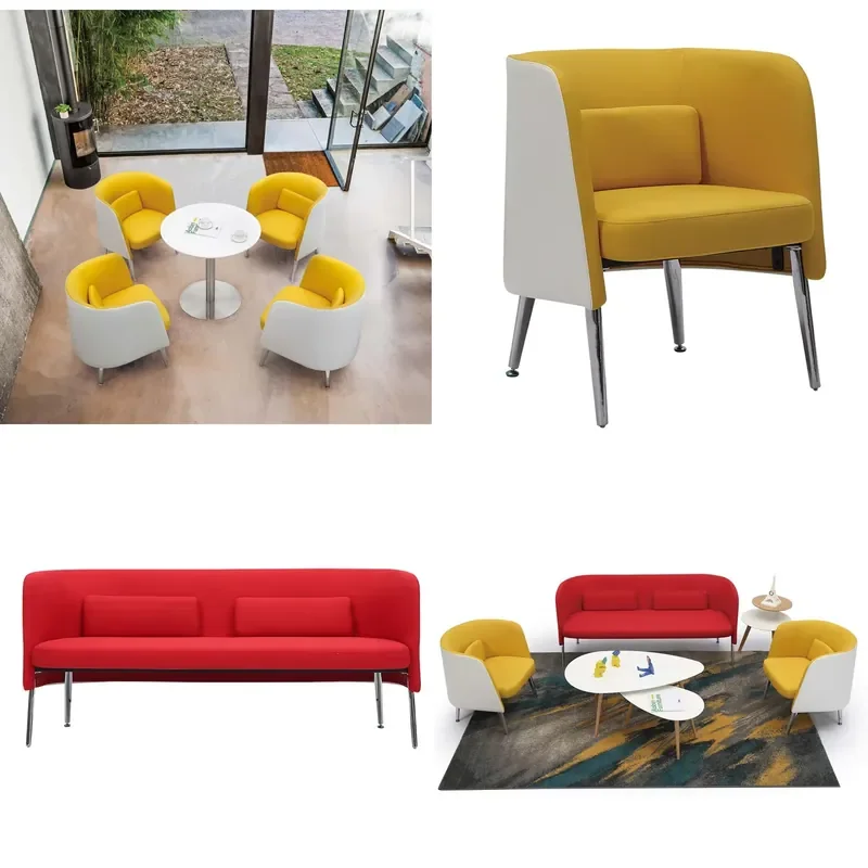 Modern Semicircular Sofa Set European Style Furniture for Coffee Shop Waiting Room Dining Room Living Room Home Decor