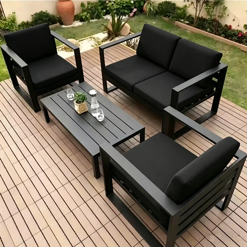 1Pc 1/2/3/4-Seater Solid Color Outdoor Sofa Cushion Cover Couch Cushion Covers Replacement Patio Furniture Stretch Cover