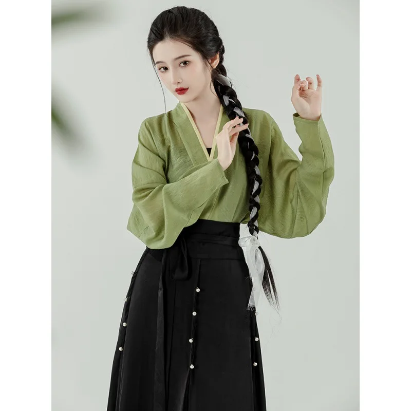 

Chinese Zen tea dress cheongsam, national style girl suspender dress