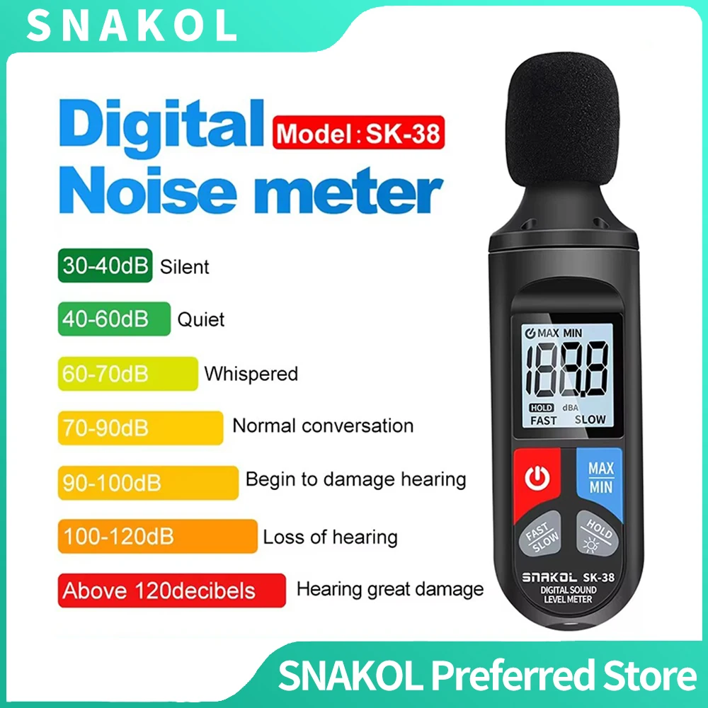 medidor-de-nivel-de-som-digital-snakol-sk-38-com-retencao-de-dados-max-min-testador-de-ruido-30-130db-com-display-lcd-para-oficina