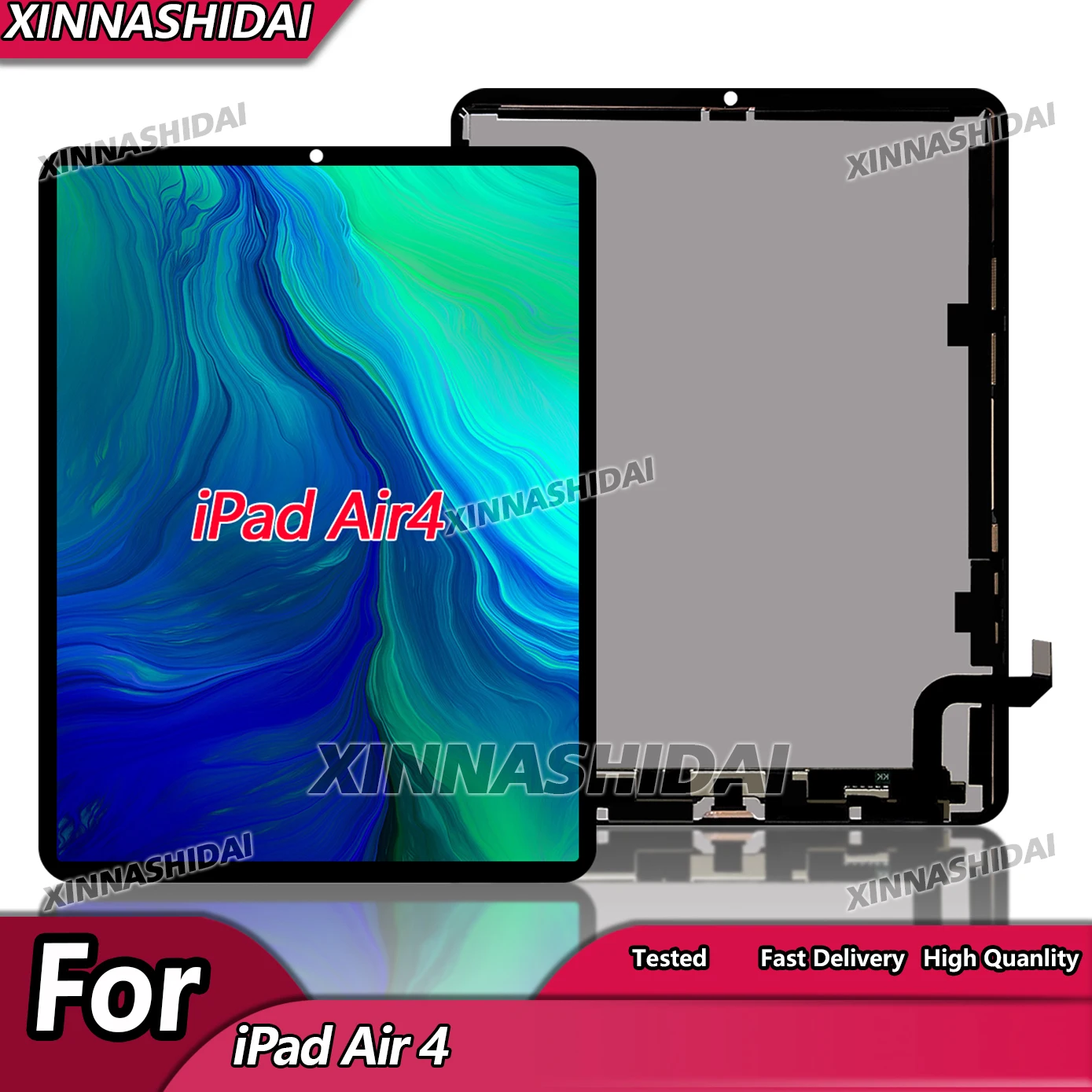

Для Apple iPad Air 4 4-го поколения Air4 2020 A2324 A2316 A2325 A2072 ЖК-дисплей, дигитайзер сенсорного экрана, стеклянная панель в сборе