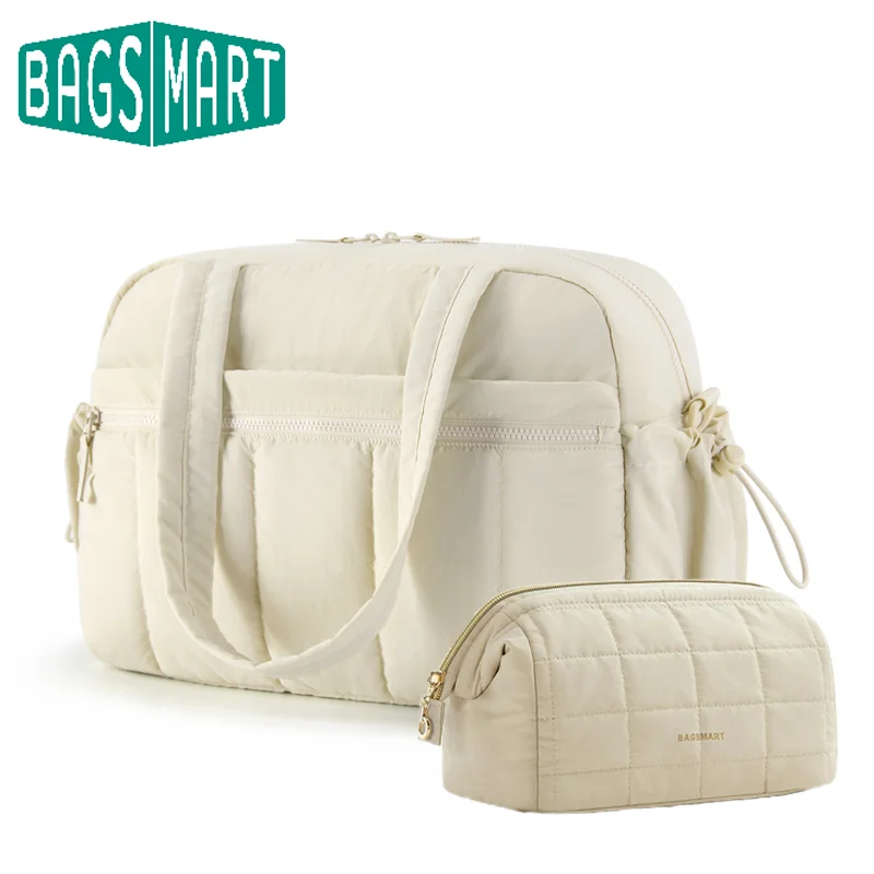 

BAGSMART Travel Bag Large Capacity Weekend Overnight Duffel Bag Shoulder Crossbody Sport Gym Handbag For unisex